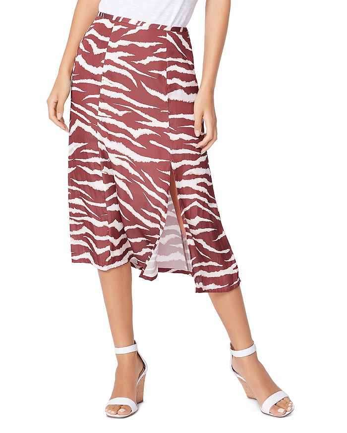 PAIGE Larsa Animal Print Skirt Bloomingdale s