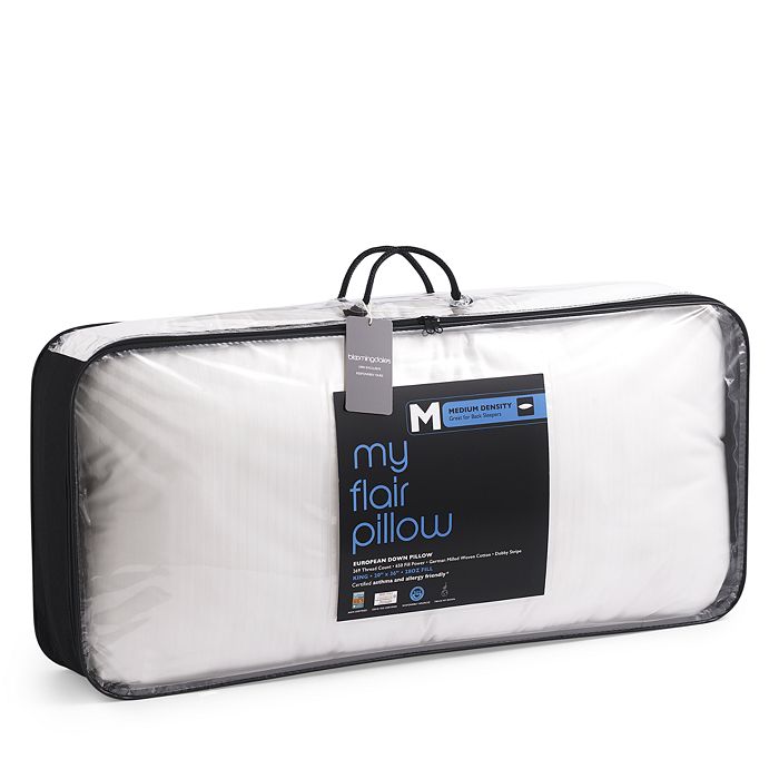 Bloomingdale's My Flair Asthma & Allergy Friendly Down King Medium Pillow - 100% Exclusive In White