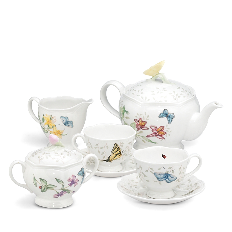 Photos - Other Accessories Lenox Butterfly Meadow 7-Piece Tea Set L6386635