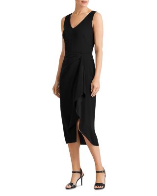 ralph lauren ruffled georgette dress
