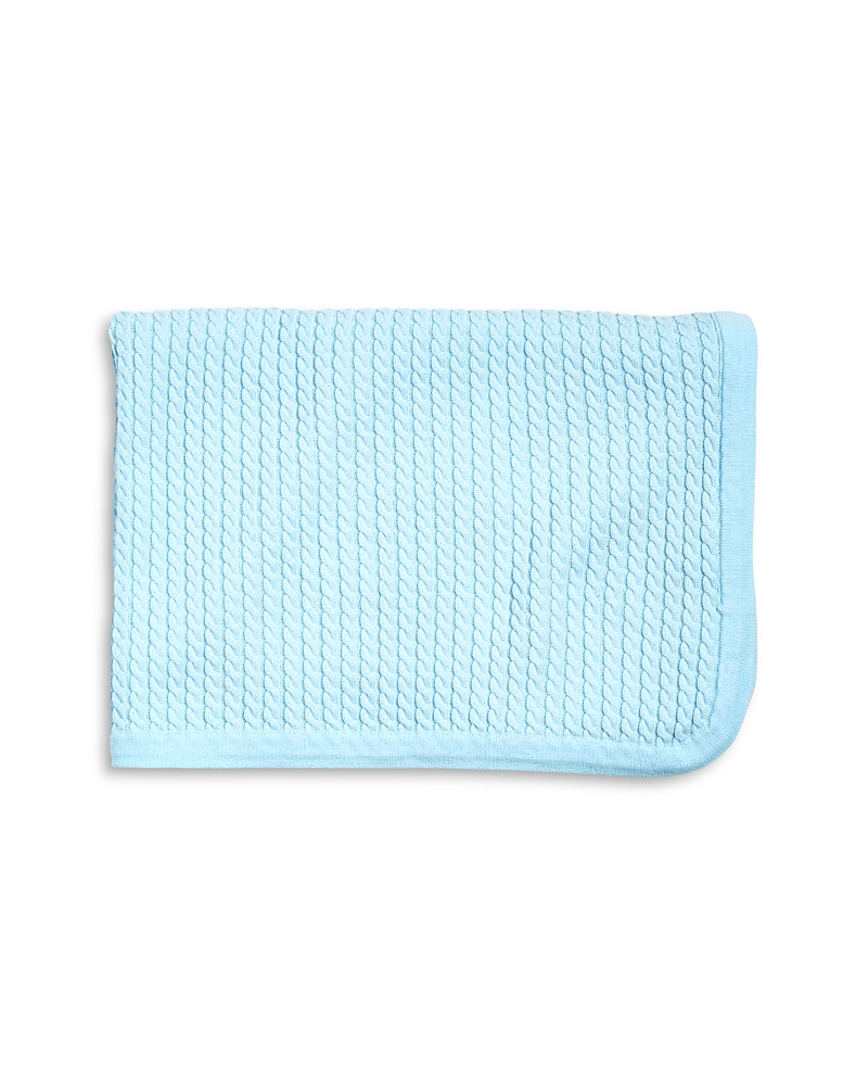 Little Me Infant Boys' Cable Knit Blanket - Baby