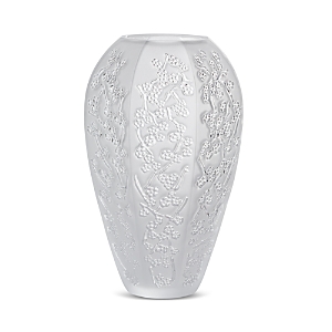 Lalique Sakura Clear Vase, Large