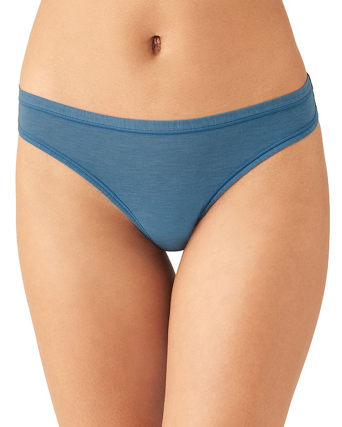 B.tempt'd By Wacoal Future Foundation Ultra Soft Thong In Stellar