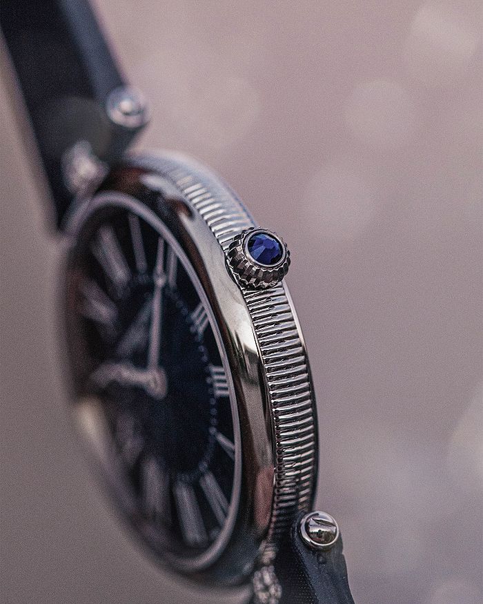 Shop Frederique Constant Art Deco Watch, 30mm In Blue