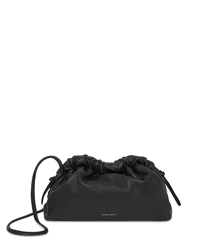 Mansur Gavriel Mini Cloud Clutch Bag In Black