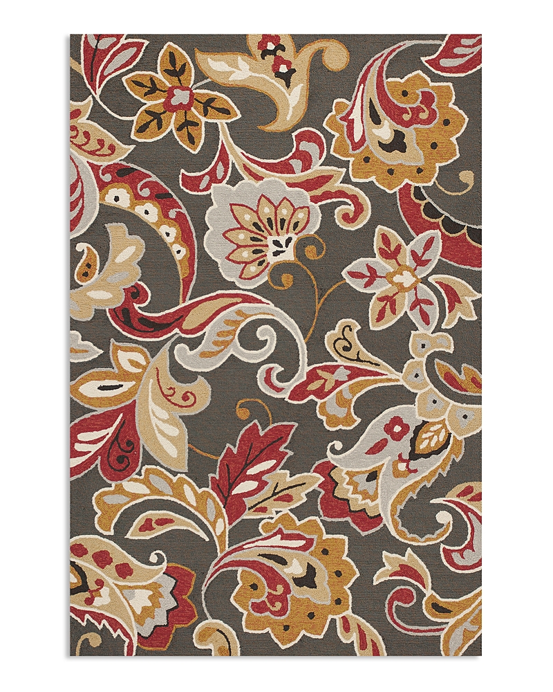 Kas Harbor Flora 4213 Taupe 2' X 3' Indoor/outdoor Area Rug In Brown