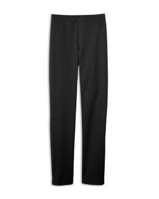womens black skinny cropped trousers