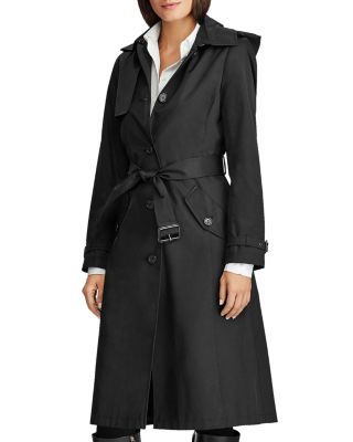 lauren ralph lauren hooded trench coat