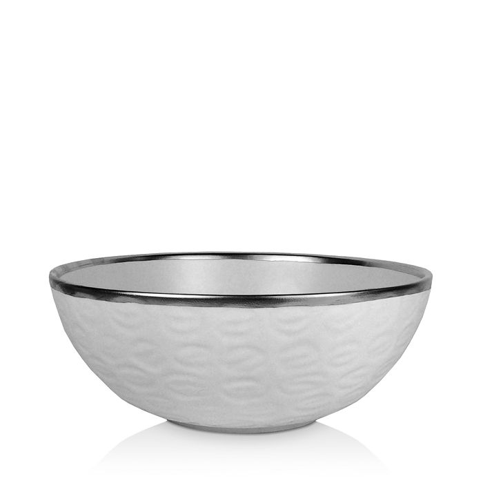 Shop Michael Wainwright Truro Small Bowl In White/platinum