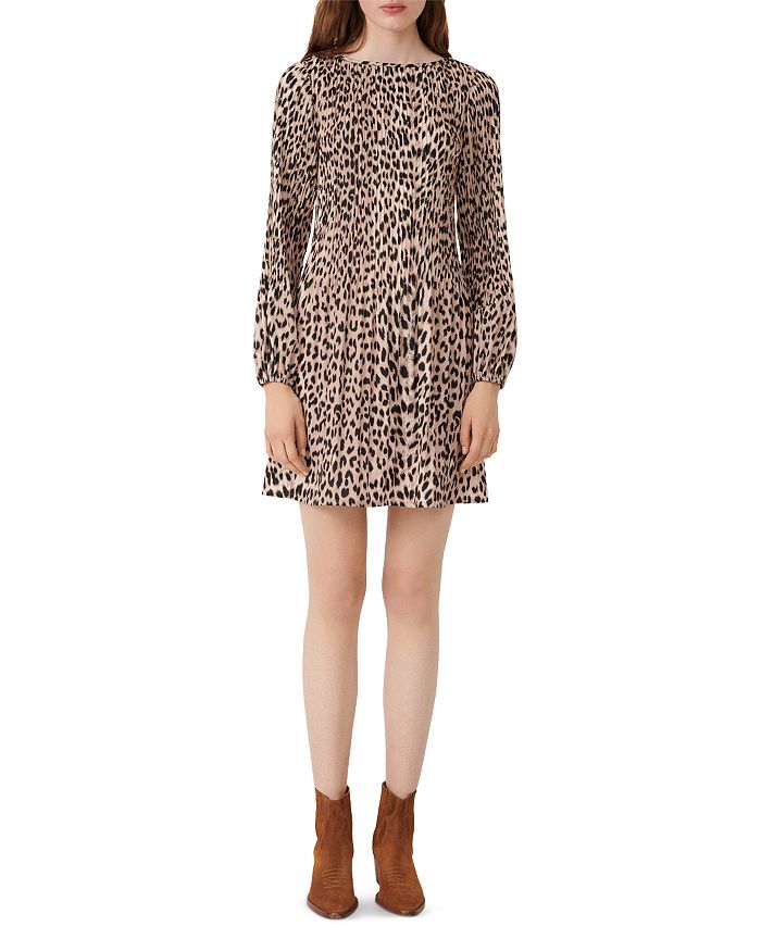 Maje animal cheap print dress