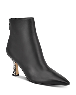 Marc Fisher Ltd Women's Hint Booties In Black Leather