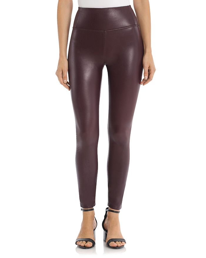 Bagatelle.nyc Bagatelle. Nyc High-rise Faux Leather Leggings In Current
