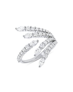 Bloomingdale's - Diamond Statement Ring in 14K White Gold, 1.5 ct. t.w. - 100% Exclusive