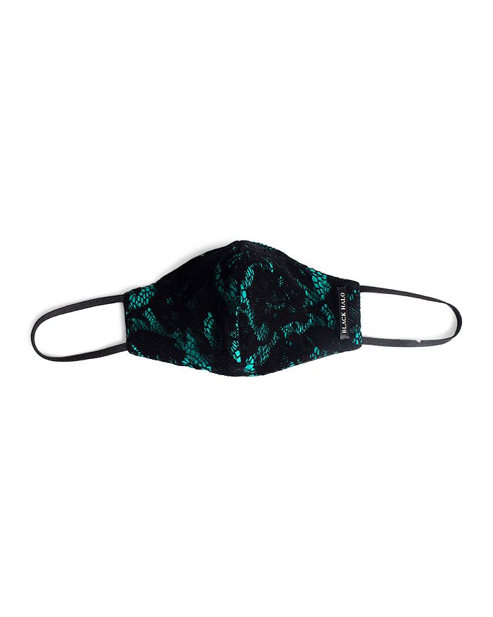 Black Halo Patterned Face Mask Bloomingdale s