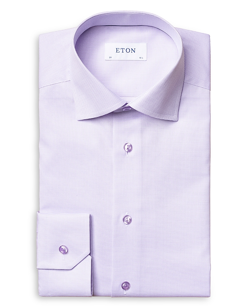 Eton Contemporary Fit Textured Solid Shirt
