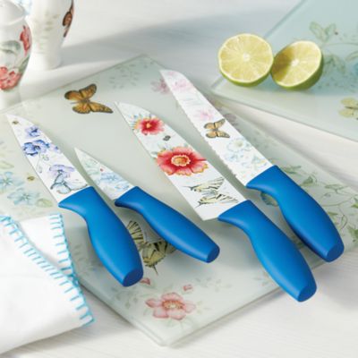 Butterfly Meadow Printed Knives, Set of 4