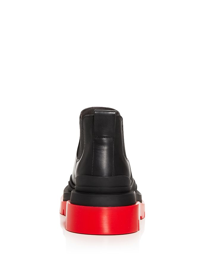 BOTTEGA VENETA MEN'S PLATFORM CHELSEA BOOTS