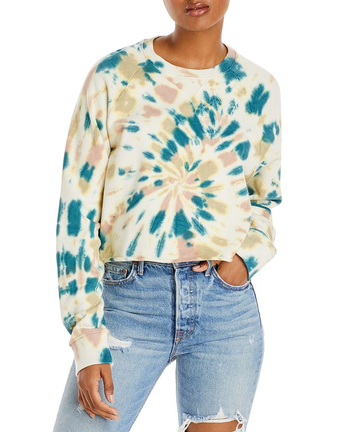 Mother denim tie dye sweatshirt 2025
