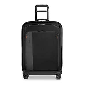 Photos - Luggage Briggs & Riley Zdx 26 Medium Expandable Spinner Suitcase Black ZXU126SPX-4 