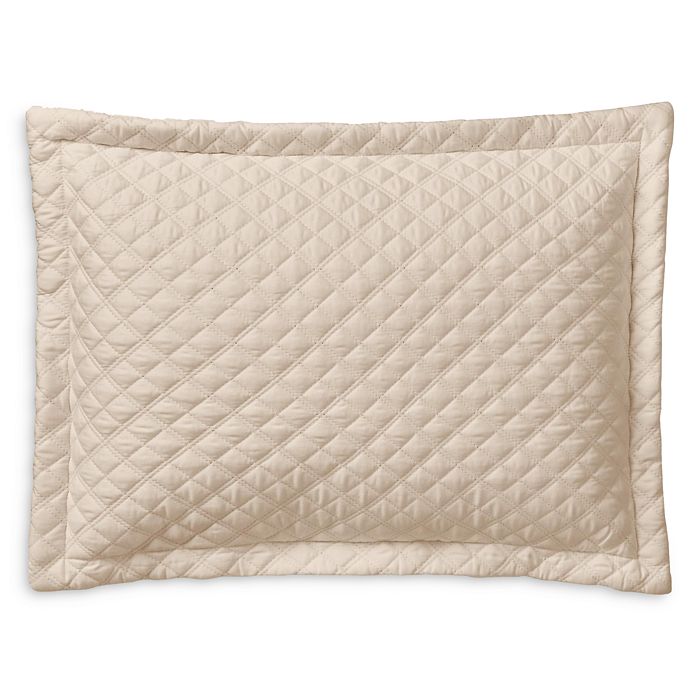 Ralph Lauren Sateen Argyle Decorative Pillow, 12 X 16 In Coastal Sand