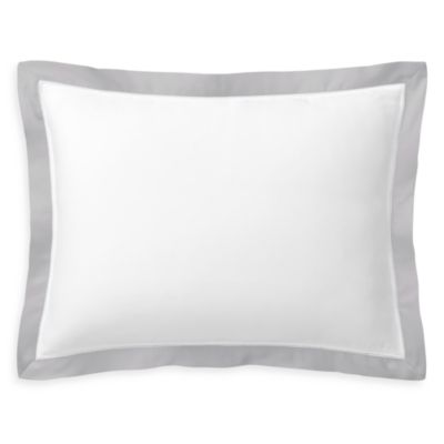 RL Organic Sateen Border Decorative Pillow, 16"W x 12"L