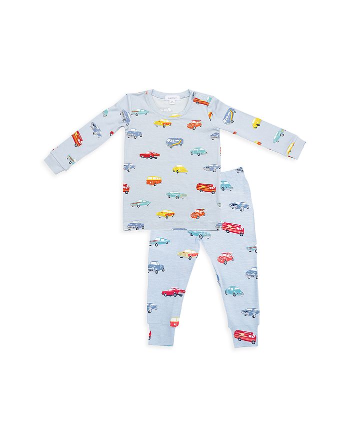 Angel Dear Boys' Sweet Ride Pajama Set - Baby In Blue