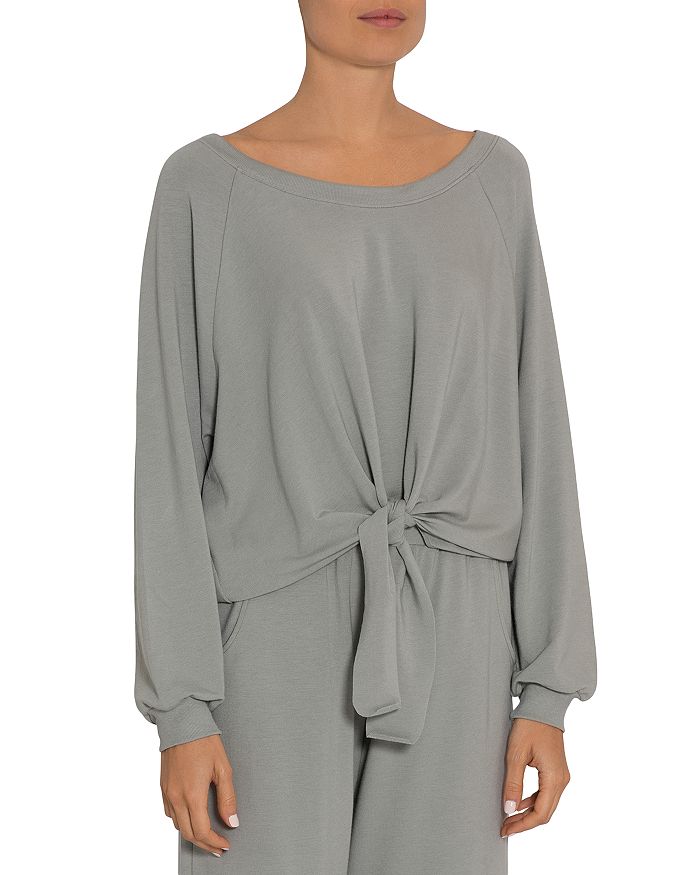 EBERJEY BLAIR KNOTTED TOP,T1955L