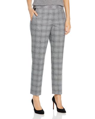 KARL LAGERFELD PARIS Plaid Pants | Bloomingdale's