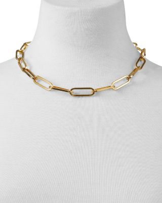 Hera Large-Link Collar Necklace, 17"-20"