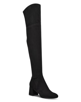 Yahila Faux Suede Over The Knee Boots 