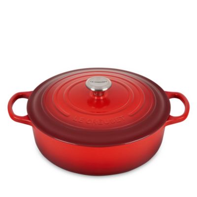 Le Creuset Signature Cast-Iron Round Wide Dutch Oven - 6 3/4-qt. in 2023