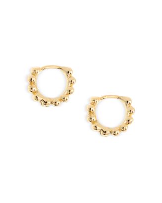 AQUA Petite Bead Hoop Earrings - 100% Exclusive | Bloomingdale's