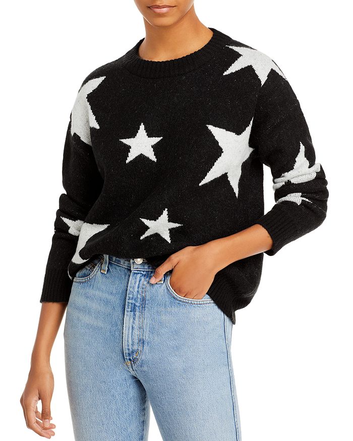 AQUA Star Crewneck Sweater - 100% Exclusive | Bloomingdale's