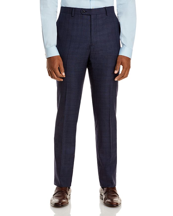 John Varvatos Star USA Slim Fit Plaid Suit Pants | Bloomingdale's