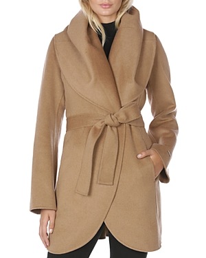 Marilyn double face belted wrap coat Clearance