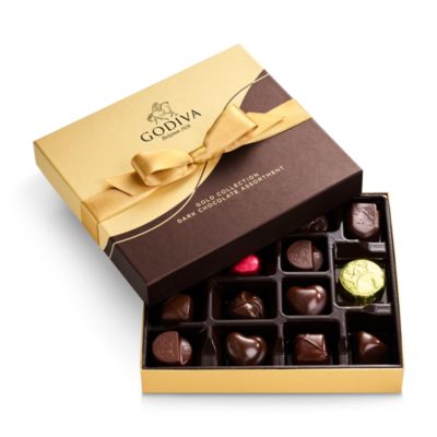 Godiva® Small Dark Chocolate Assortment, 15 Pcs. | Bloomingdale's