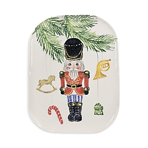 Vietri Nutcrackers Medium Rectangular Platter