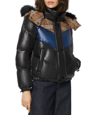 bagatelle textured faux fur jacket