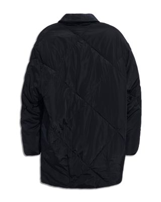 eLLa round hem bonding coat グレー Bonding Coat