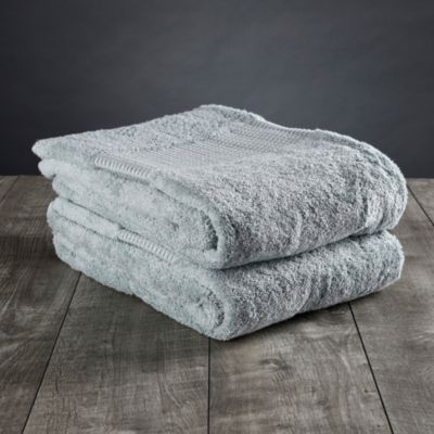 Organic Cotton Bath Towels, Set of 2
