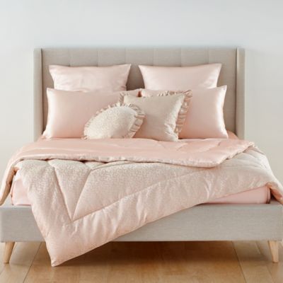 Coral Fern Round Decorative Pillow