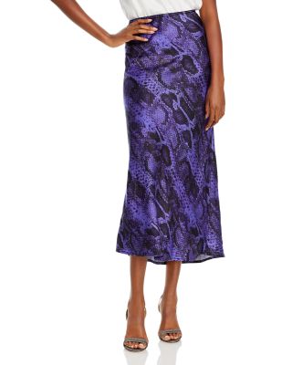 purple slip skirt