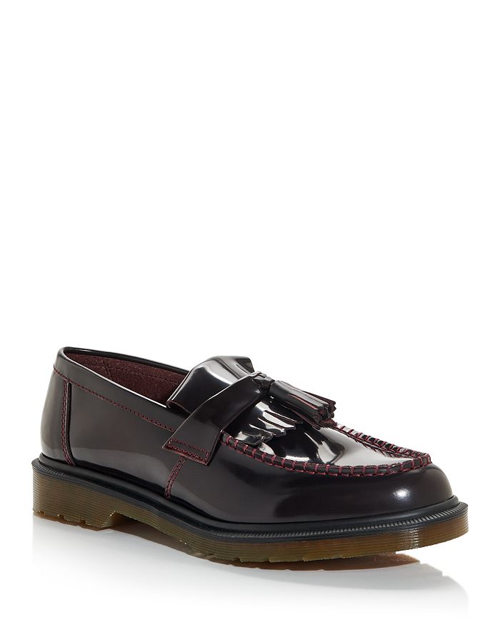 Dr. Martens' Men's Adrian Moc Toe Loafers In Cherry