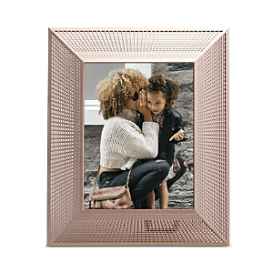 Shop Aura Smith Digital Picture Frame In Platinum Rose