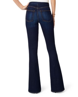 Helena High Rise Flare Jeans in Dark Rinse