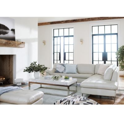 Corsica 2-Piece Leather Sectional