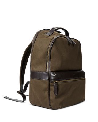 Shinola Runwell Leather Trimmed Canvas Backpack | Bloomingdale's Men