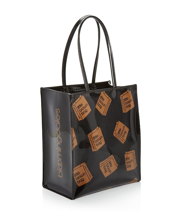 Bloomingdale's, Bags, Bloomingdales Zip Top Medium Brown Bag