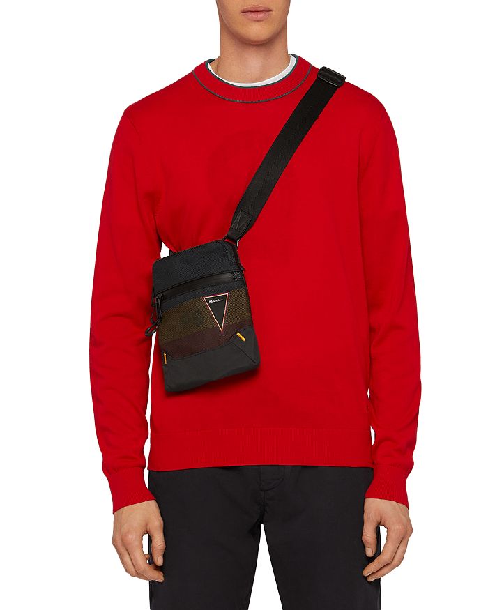 PS BY PAUL SMITH RIBBED TRIM SWEATER,M2R-116U-E21002