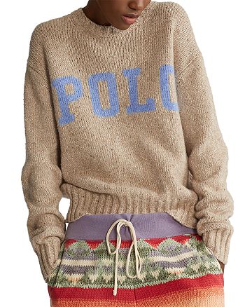 Ralph Lauren Logo Crewneck Sweater | Bloomingdale's